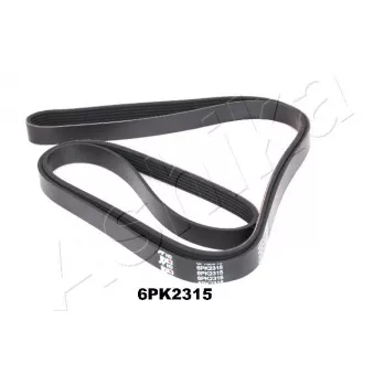 Courroie trapézoïdale à nervures ASHIKA 112-6PK2315