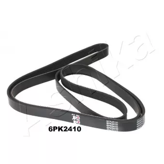 Courroie trapézoïdale à nervures ASHIKA 112-6PK2410