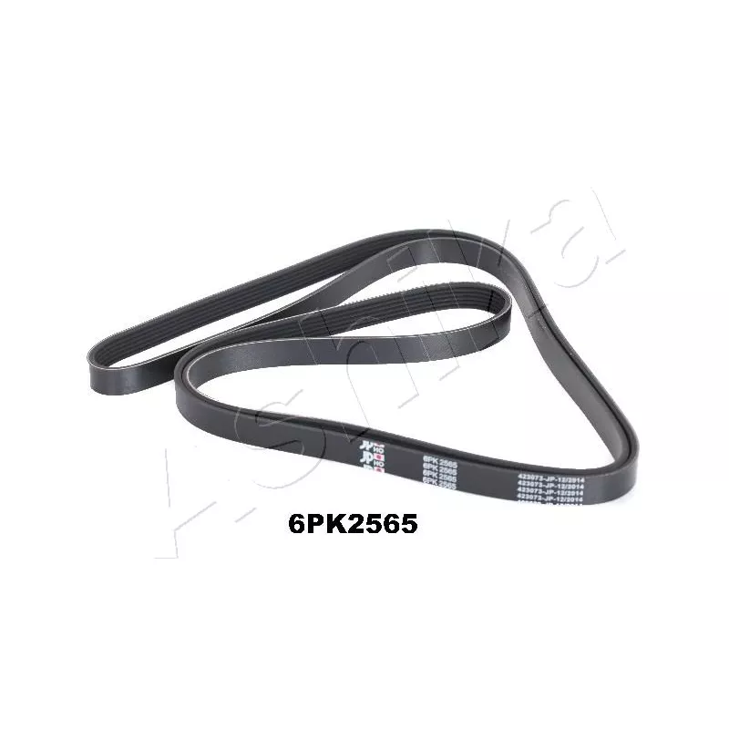 Courroie trapézoïdale à nervures ASHIKA 112-6PK2565