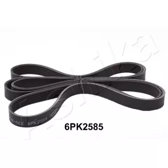 Courroie trapézoïdale à nervures ASHIKA 112-6PK2585