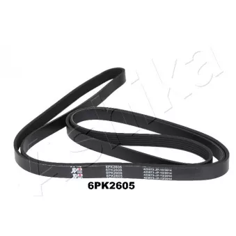 Courroie trapézoïdale à nervures ASHIKA 112-6PK2605