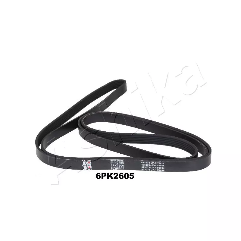 Courroie trapézoïdale à nervures ASHIKA 112-6PK2605
