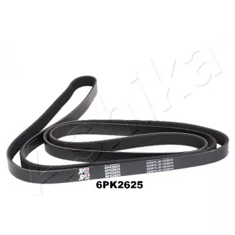 Courroie trapézoïdale à nervures ASHIKA 112-6PK2625