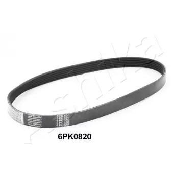 Courroie trapézoïdale à nervures ASHIKA 112-6PK820