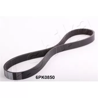 Courroie trapézoïdale à nervures ASHIKA 112-6PK850