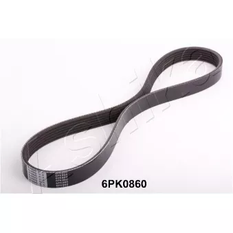 Courroie trapézoïdale à nervures ASHIKA 112-6PK860