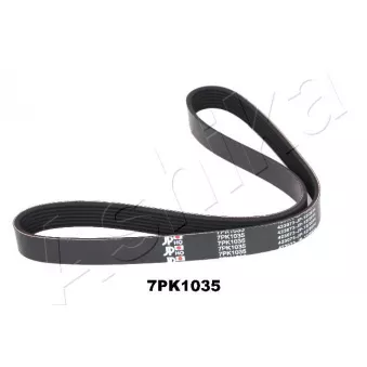 Courroie trapézoïdale à nervures ASHIKA 112-7PK1035