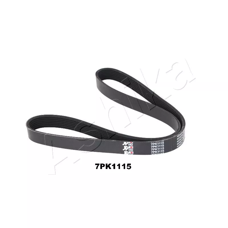 Courroie trapézoïdale à nervures ASHIKA 112-7PK1115