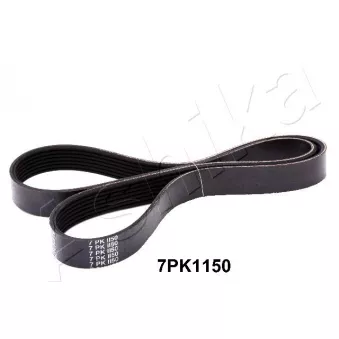Courroie trapézoïdale à nervures ASHIKA 112-7PK1150