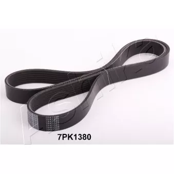 Courroie trapézoïdale à nervures ASHIKA 112-7PK1380