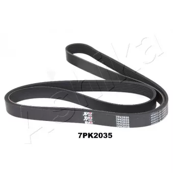 Courroie trapézoïdale à nervures ASHIKA 112-7PK2035