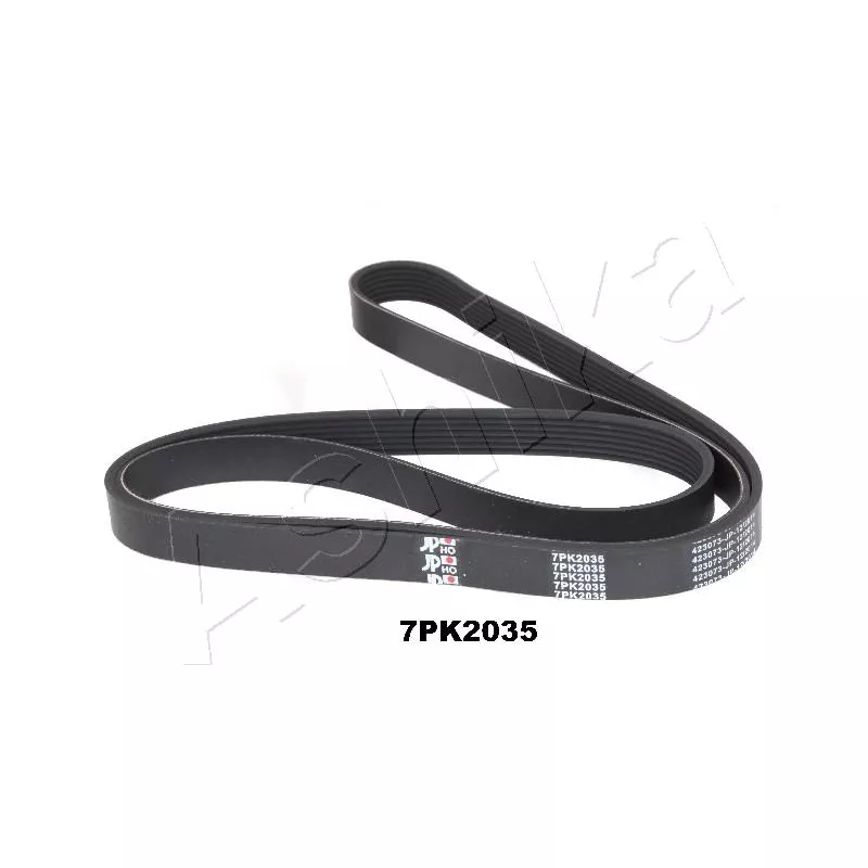 Courroie trapézoïdale à nervures ASHIKA 112-7PK2035
