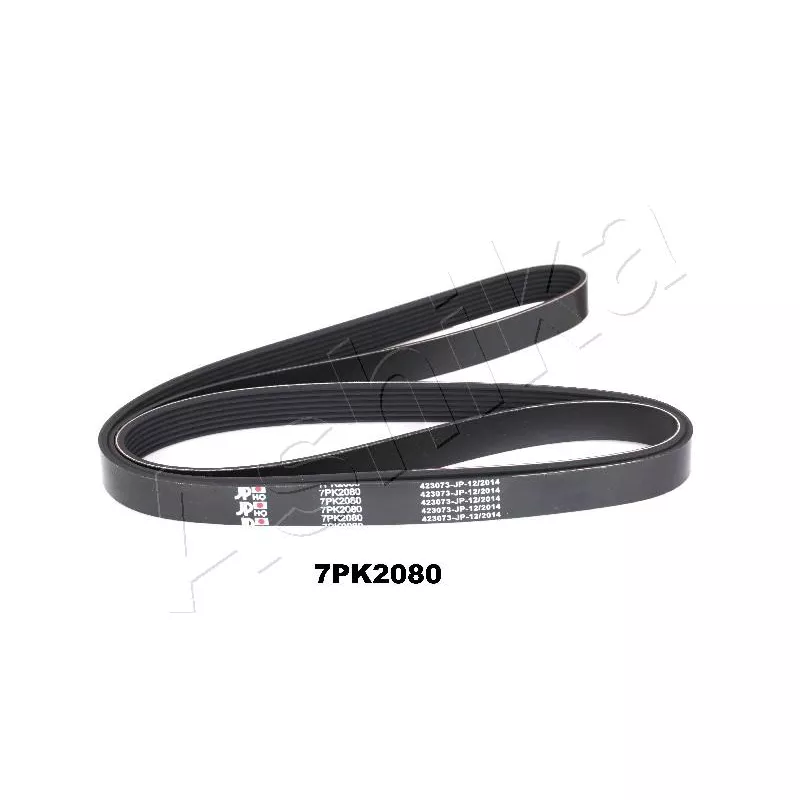 Courroie trapézoïdale à nervures ASHIKA 112-7PK2080