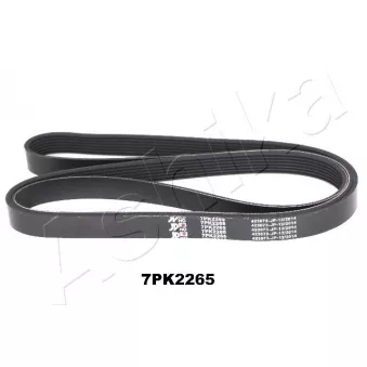 Courroie trapézoïdale à nervures ASHIKA 112-7PK2265