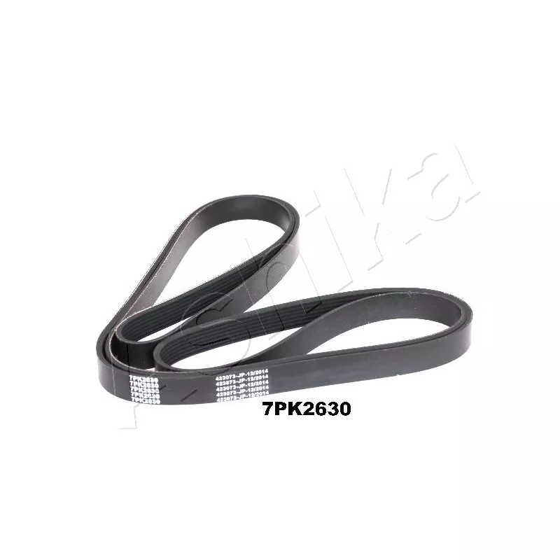 Courroie trapézoïdale à nervures ASHIKA 112-7PK2630