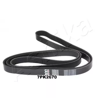 Courroie trapézoïdale à nervures ASHIKA 112-7PK2670