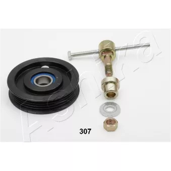 Poulie renvoi/transmission, courroie trapézoïdale à nervures ASHIKA