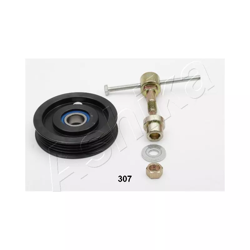 Poulie renvoi/transmission, courroie trapézoïdale à nervures ASHIKA 129-03-307