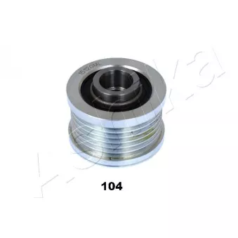 Poulie roue libre, alternateur ASHIKA 130-01-104