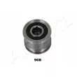 Poulie roue libre, alternateur ASHIKA 130-09-908 - Visuel 2