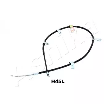 Tirette à câble, frein de stationnement ASHIKA 131-0H-H45L