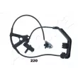 Capteur, vitesse de roue avant droit ASHIKA 151-02-220 - Visuel 2