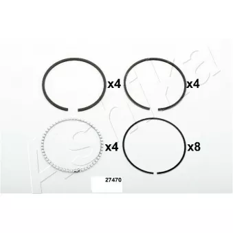 Segment de piston ASHIKA 31-27470