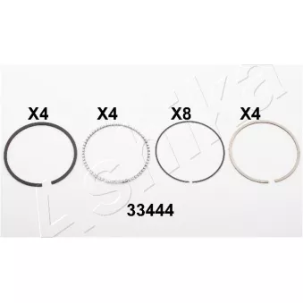 Segment de piston ASHIKA 31-33444
