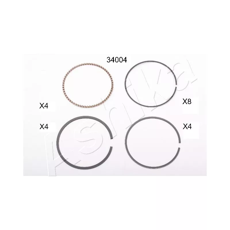 Segment de piston ASHIKA 31-34004