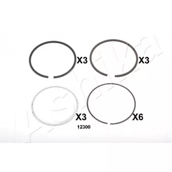 Segment de piston ASHIKA 34-12300