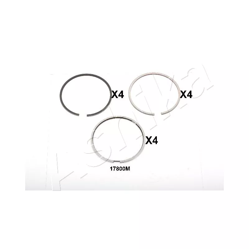 Segment de piston ASHIKA 34-17800M