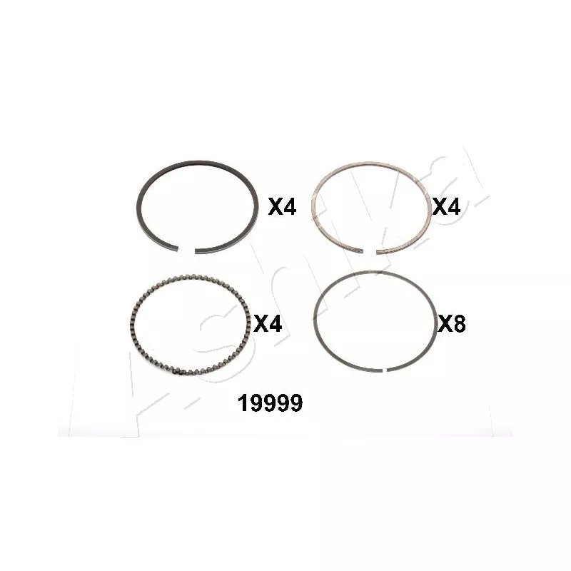 Segment de piston ASHIKA 34-19999
