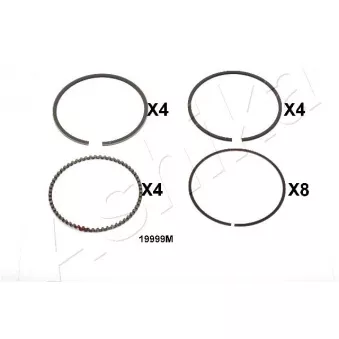 Segment de piston ASHIKA 34-19999M