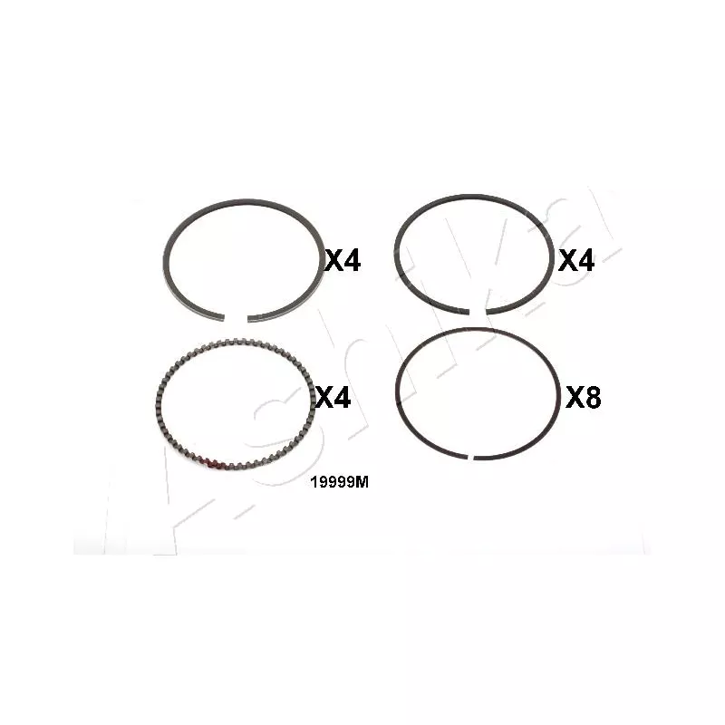 Segment de piston ASHIKA 34-19999M