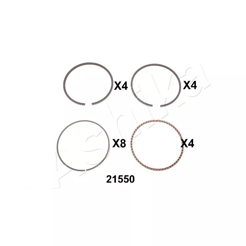 Segment de piston ASHIKA 34-21550
