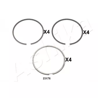 Segment de piston ASHIKA 34-23176