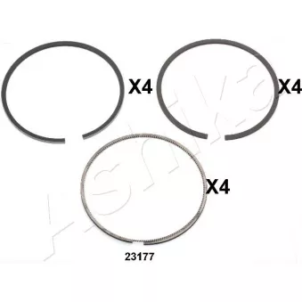 Segment de piston ASHIKA 34-23177