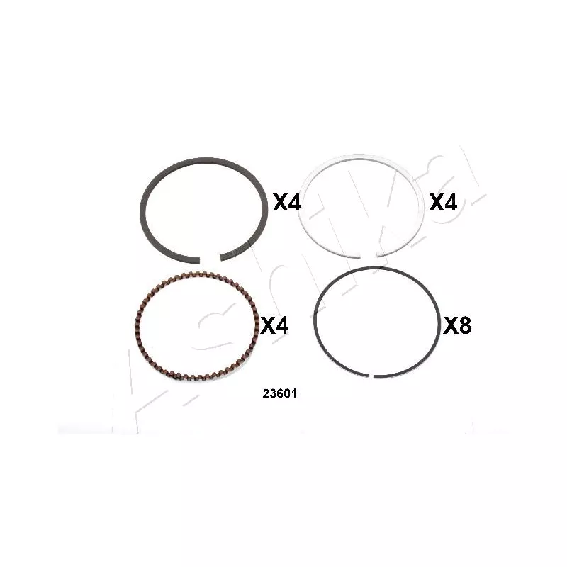 Segment de piston ASHIKA 34-23601