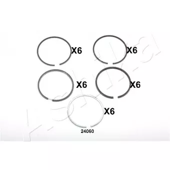 Segment de piston ASHIKA 34-24060