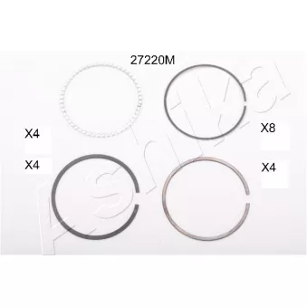 Segment de piston ASHIKA 34-27220M