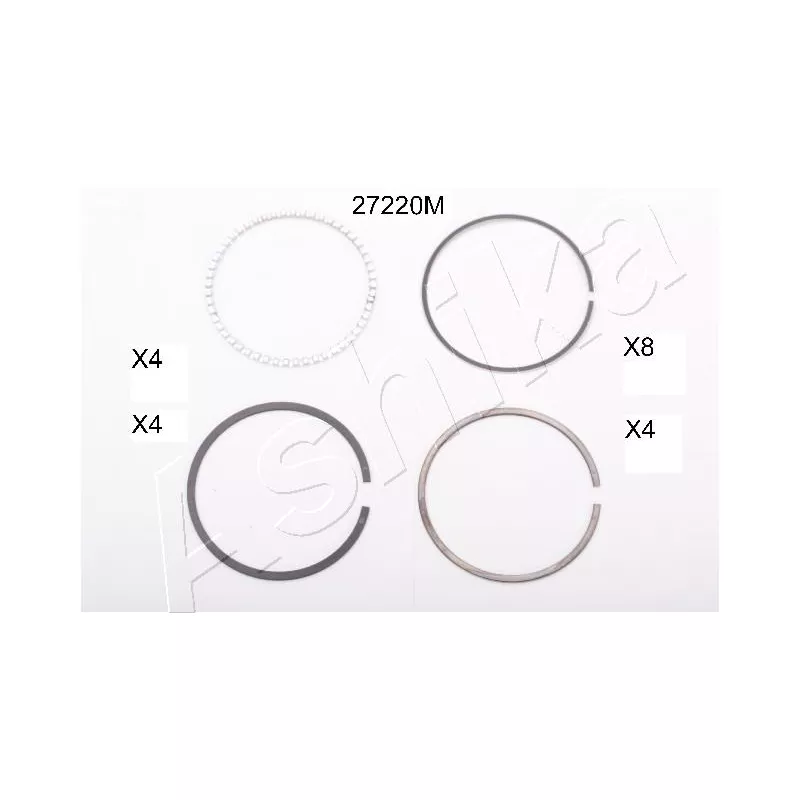 Segment de piston ASHIKA 34-27220M