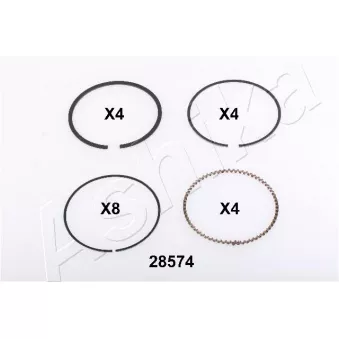 Segment de piston ASHIKA 34-28574