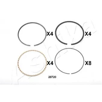 Segment de piston ASHIKA 34-28720