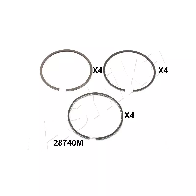 Segment de piston ASHIKA 34-28740M