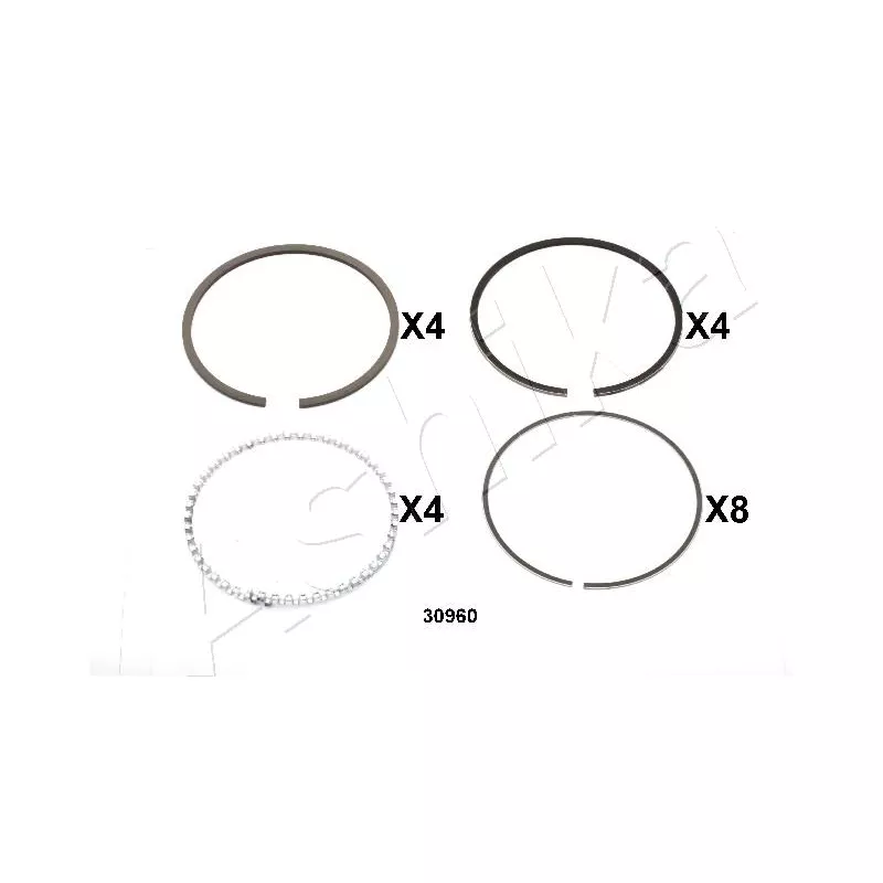 Segment de piston ASHIKA 34-30960