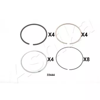 Segment de piston ASHIKA 34-33444