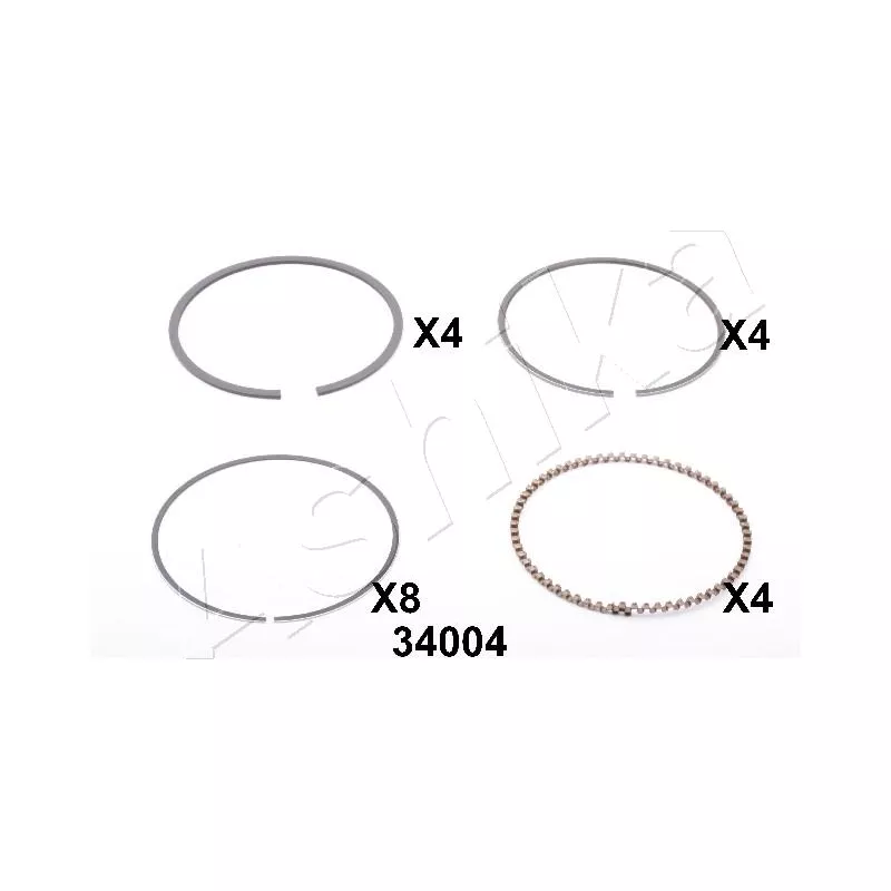 Segment de piston ASHIKA 34-34004