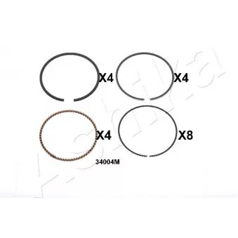 Segment de piston ASHIKA 34-34004M