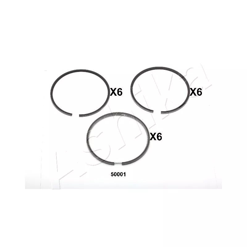 Segment de piston ASHIKA 34-50001
