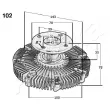 Embrayage, ventilateur de radiateur ASHIKA 36-01-102 - Visuel 3